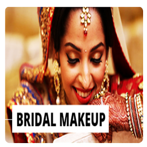 Bridal Makeup With Hair Styling And Saree Draping